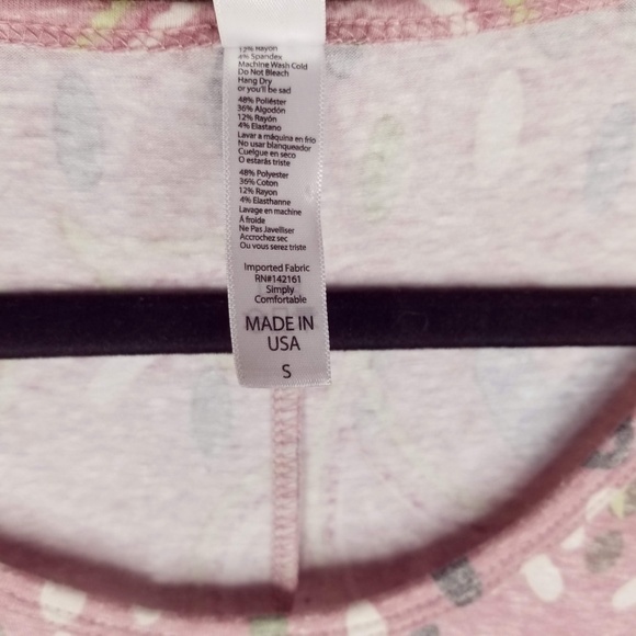 LulaRoe Lot of 2 Womens Small Perfect Tee Shirt - Picture 4 of 8